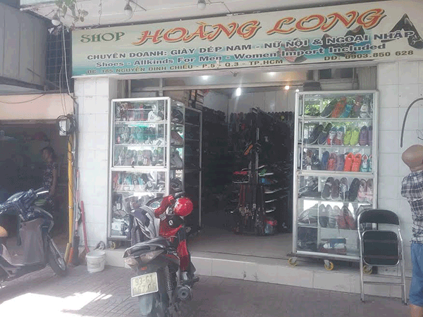 Sang shop giầy dép quận 3