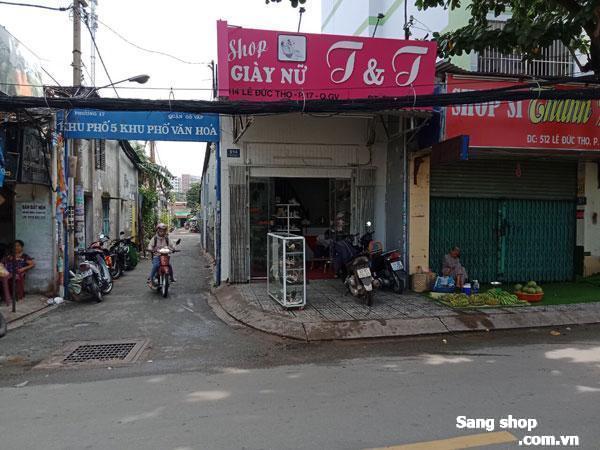 Sang shop giày góc 2 mặt tiền nhà nguyên căn