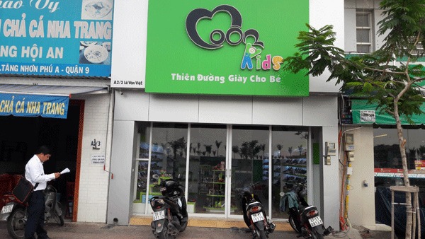 Sang shop giầy thời trang mẹ và bé Quận 9.