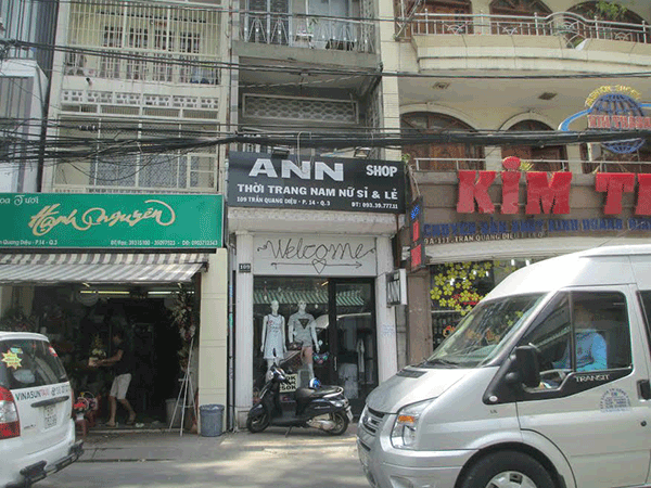 Sang shop hoặc mặt bằng shop thời trang cao cấp