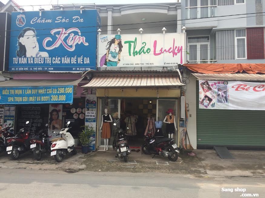 Sang shop mặt tiền đường Dân Chủ