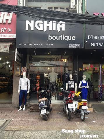 Sang shop thời trang cao cấp tại quận 3