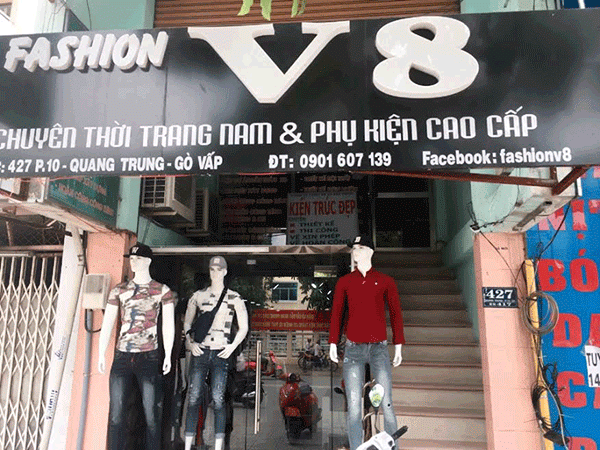 Sang shop thời trang đối diện Ủy Ban quận