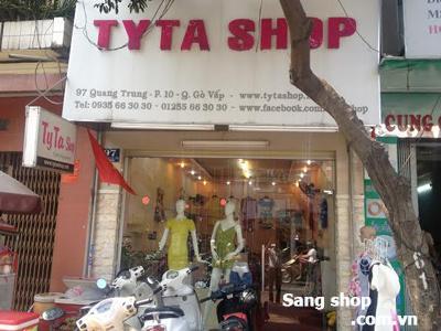 sang shop thời trang đường  Quang Trung quận Gò Vấp.