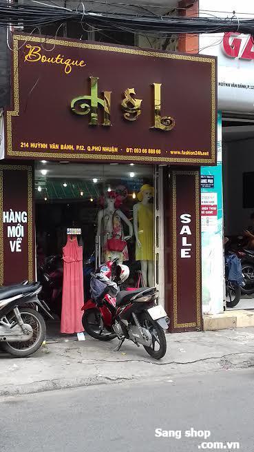 Sang shop thời trang đường Huỳnh Văn Bánh