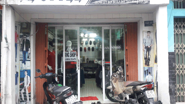 Sang shop thời trang nam cao cấp giá rẻ Q. Tân Phú.