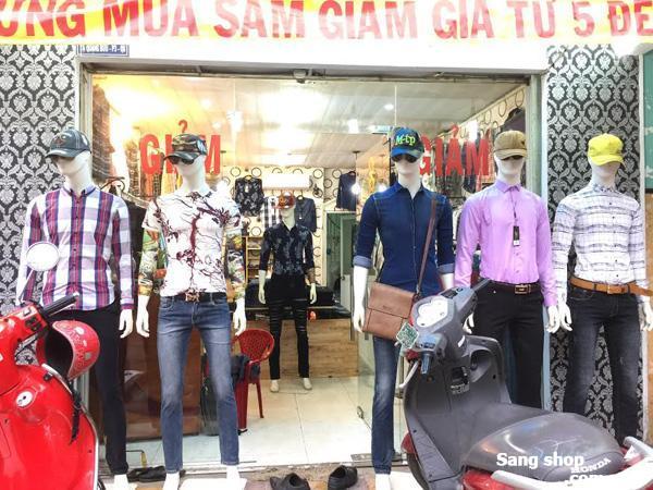 Sang shop thời trang Nam doanh thu 90tr/1th