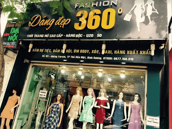 Sang shop thời trang nữ cao cấp Bình Dương