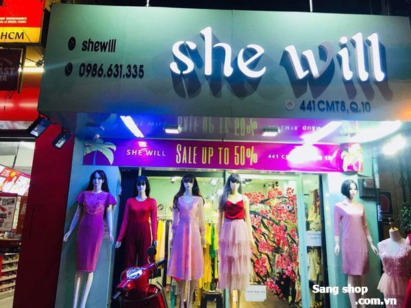 sang shop thời trang nữ mặt tiền quận 10