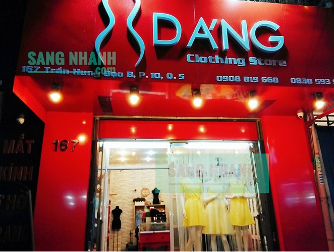 Sang shop thời trang Nữ Quận 5