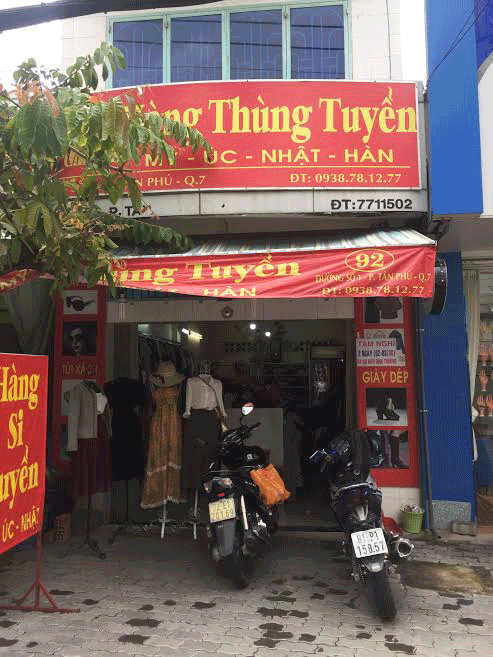 Sang shop thời trang nữ Quận 7