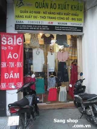 Sang shop thời trang Quận 10