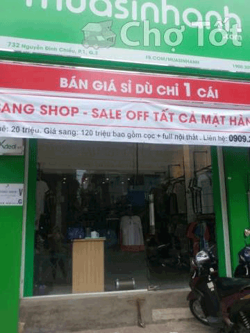 Sang shop thời trang quận 3