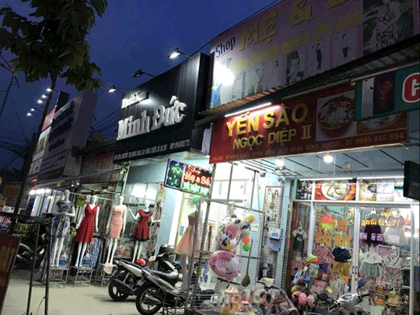 Sang shop thời trang trẻ em Bình Dương