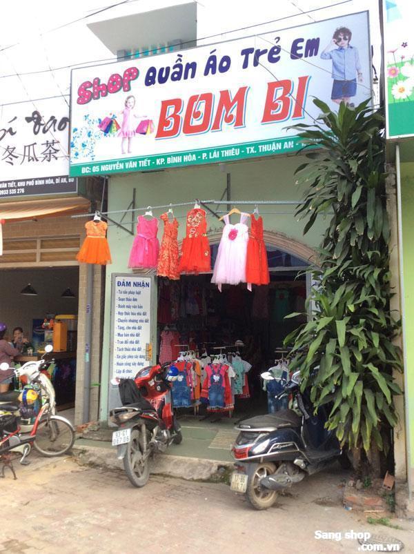 Sang shop thời trang trẻ em đường Nguyễn Văn Tiết