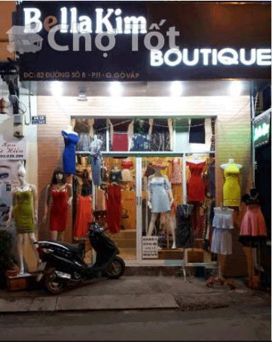 Sang shop thời trang trung tâm quận Gò Vấp