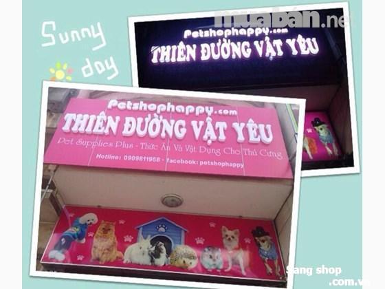 sang Shop thú cưng bán thức ăn & vật dụng cho chó mèo