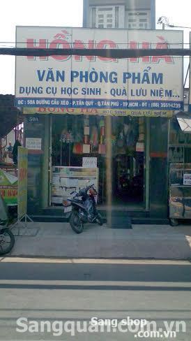 Sang shop văn phòng phâm quận Tân Phú