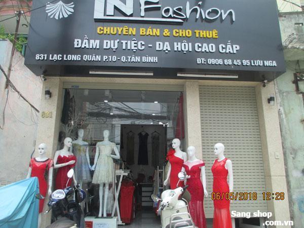 Sang shop thời trang mặt bằng Lạc Long Quân